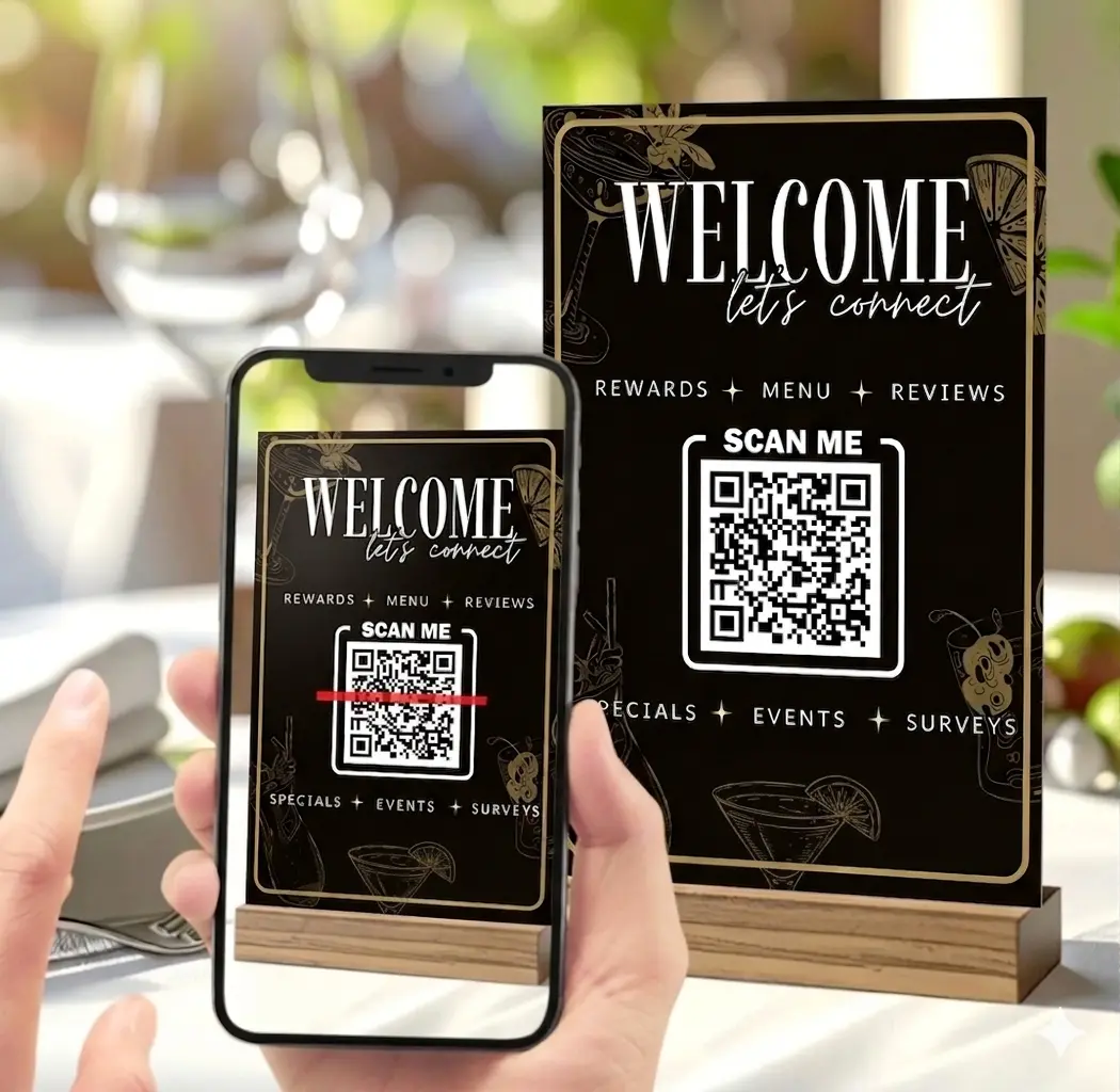 QR code scanning interface